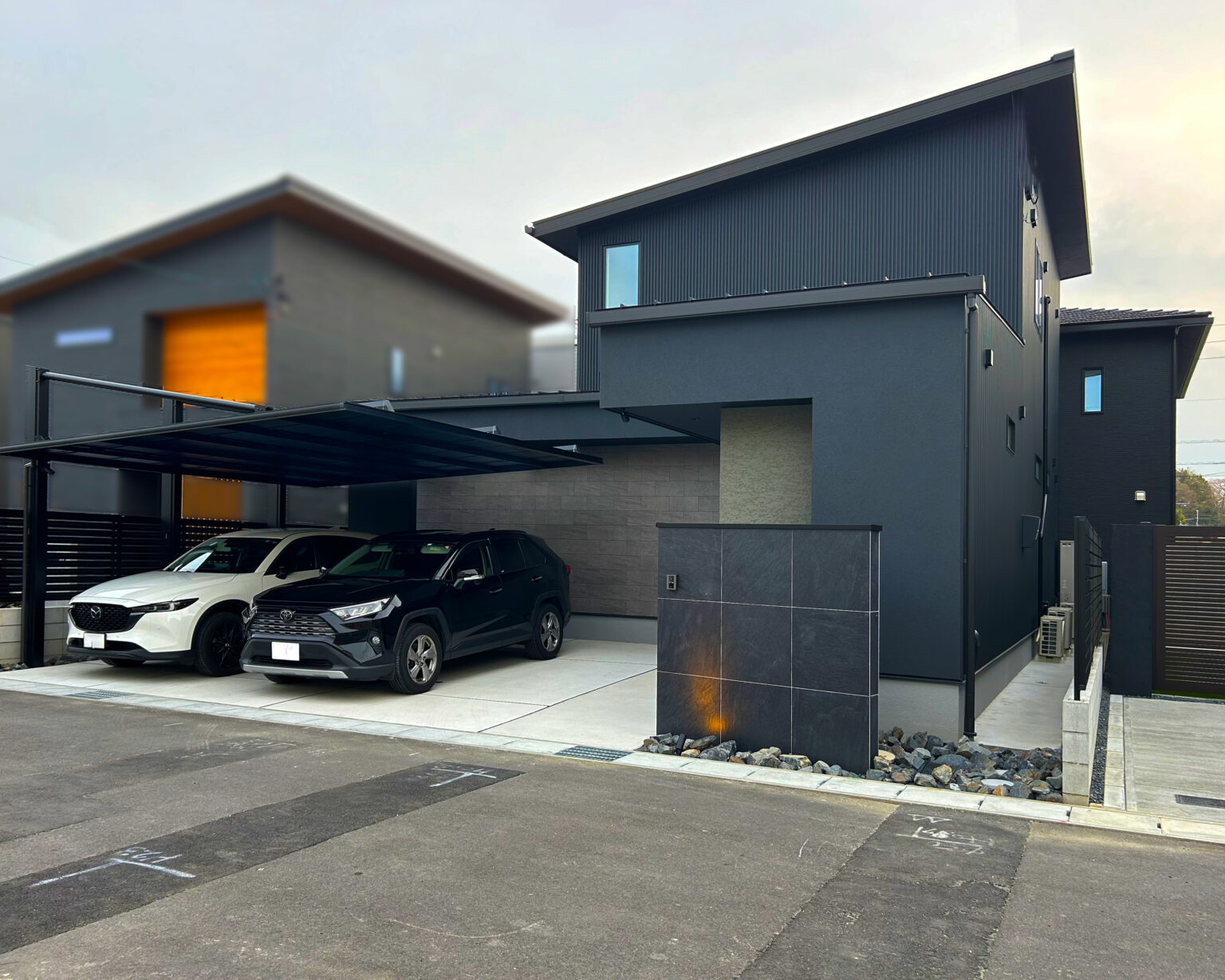 external-works-and-landscaping-construction-portfolio 瀬戸市外構工事 エクステリア アスクイン 新築